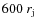 $600~r_{\rm j}$
