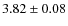$3.82 \pm 0.08$