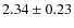 $2.34 \pm 0.23$