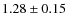 $1.28 \pm 0.15$