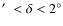 $\hbox{$^\prime$ }< \delta<2^{\circ}$