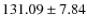 $131.09 \pm 7.84$