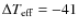 $\Delta T_{\rm eff}=-41$
