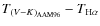 $T_{(V-K)_{\rm AAM96}}-T_{\rm H\alpha}$