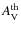 $A_{\rm V}^{\rm th}$
