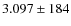 $3.097\pm184$