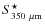 $S_{350~\mu{\rm m}}^{\star}$