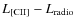 $L_{\rm [CII]} - L_{\rm radio}$