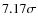 $7.17\sigma$