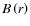 $B\left(r\right)$
