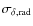 $\sigma_{\delta \rm {,rad}}$