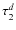 $\tau_2^d$