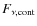 $F_{\nu, {\rm cont}}$