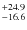 $^{\rm +24.9}_{-16.6}$