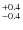 $^{\rm +0.4}_{-0.4}$