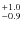 $^{\rm +1.0}_{-0.9}$