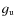 $g_{\rm u}$