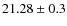 $21.28\pm0.3$