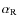 $\alpha_{\rm R}$