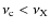 $\nu_{\rm c} < \nu_{\rm X}$