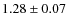 $1.28\pm0.07$