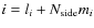 $i=l_{i}+N_{{\rm side}}m_{i}$