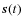 $\vec{s}(t)$