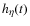 $h_{\eta}(t)$