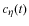 $c_{\eta}(t)$