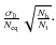 $\frac{\sigma_0}{N_{\rm eq}}\sqrt{\frac{N_{\rm h}}{N_{\rm t}}} \cdot$