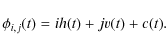 \begin{displaymath}
\phi_{i,j}(t)=ih(t)+jv(t)+c(t).
\end{displaymath}