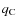 $q_{\rm C}$