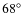 $68\hbox{$^\circ$ }$