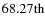 $68.27{\rm th}$