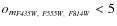$o_{m_{{\it F435W},~{\it F555W},~{\it F814W}}}<5$