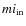 $mi_{\rm in}$