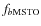 $f_{b\rm MSTO}$
