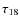 $\tau_{18}$