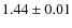 $1.44 \pm 0.01$
