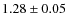$1.28\pm0.05$
