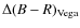 $\Delta(B-R)_{\rm Vega}$