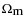 $\Omega_{\textrm{m}}$