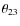 $\theta_{23}$