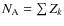 $N_{\rm A}=\sum{Z_k}$