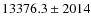 $13376.3\pm2014$