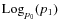 ${\rm Log}_{p_0}(p_1)$
