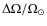 $\Delta\Omega/\Omega_\odot$
