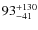 $93^{\rm +130}_{-41}$