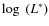 $\log~(L^*)$