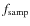 $f_{\rm samp}$